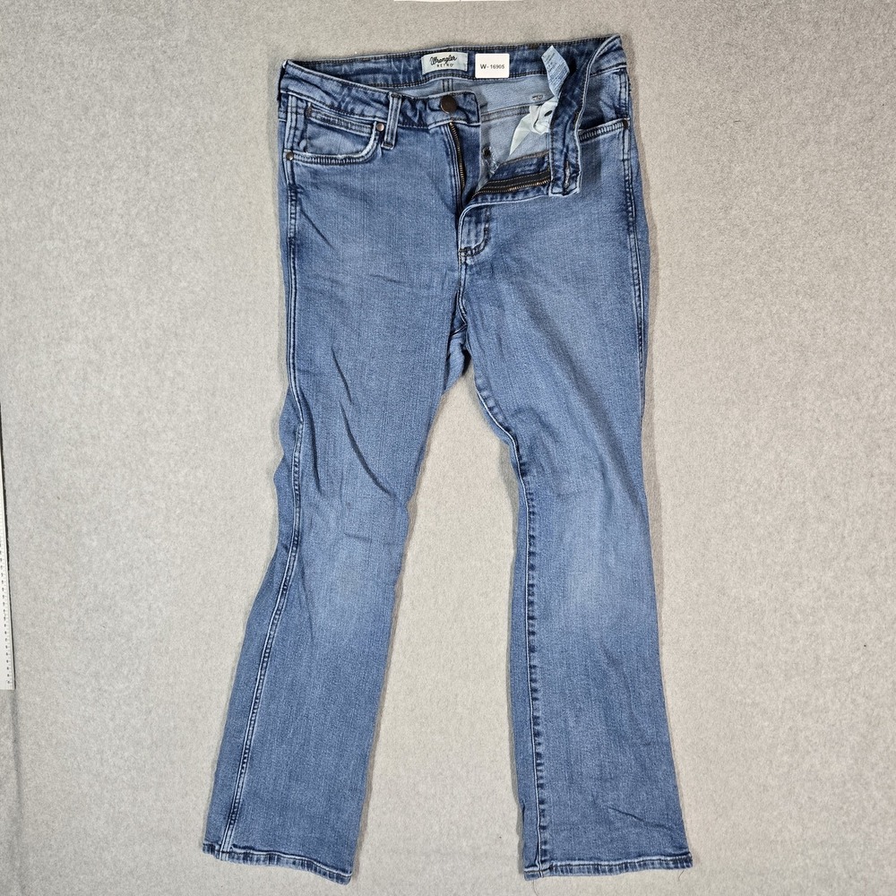 Wrangler Men Jeans 30X32 Blue Denim Retro 30" Inseam Stretch Cowboy Cut